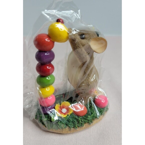Charming Tails Youre The Top Bean Easter Mouse Figurine 88/124 - Picture 4 of 8